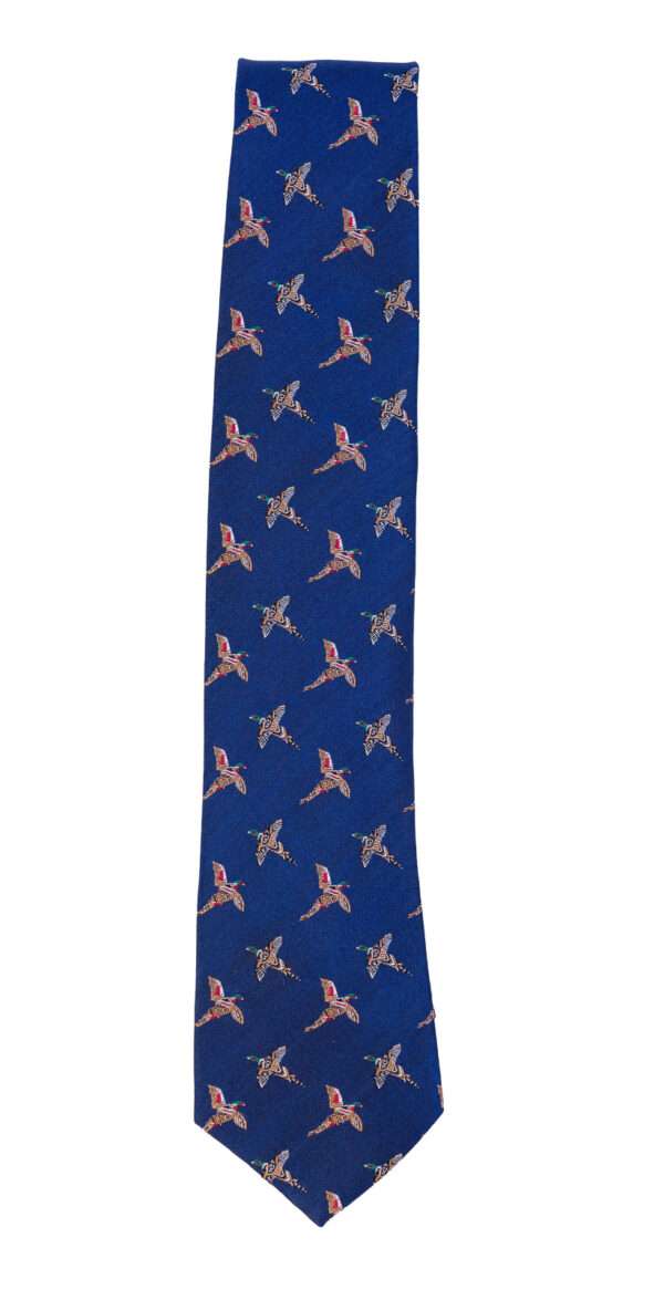 Bonart Clothing Silk Pheasant Tie NAVY