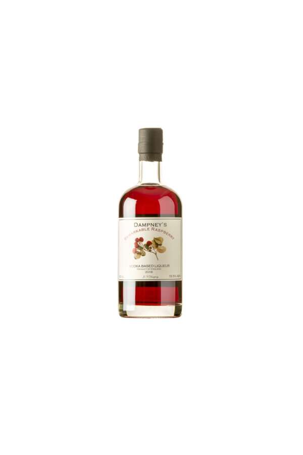 081D3E15 3892 4C4A 8BE5 3AAF51DCC6E1 1 Dampney’s Remarkable Raspberry is made using naturally ripened fruit from the South of England. The berries are steeped in British spirit for just the right length of time to draw out the intense raspberry flavour. Hand pressed and filtered it produces a claret clear liqueur which bursts with the aroma of an English summer.   Try it as a warming winter ‘shot’, pep up a glass of fizz or simply add tonic, relax and enjoy.   With bespoke labels and engraving available by contacting us what more can you ask for! Free UK Shipping excl. Highlands & Islands  