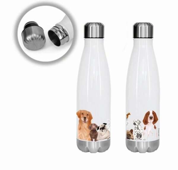 Billy bottle - Teresa Lewis art - dog design