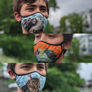 cats and dogs masks Ditch the clinical look and have a fun face mask. These face coverings with the Herdwick sheep are comfortable. They are made from soft, breathable fabric, they feel good and won’t irritate your skin. The classic elastic style is comfortable to wear and easy to care for. The fabric even stretches to the contours of your face for a smooth, snug fit. Washable at 30°C, and up to 60°C to keep your mask hygienic. Free postage in the UK. <img class="alignnone size-medium wp-image-63405" src="https://www.thecountrysidestore.co.uk/wp-content/uploads/2021/01/00100lrPORTRAIT_00100_BURST20200619104901594_COVER-300x225.jpg" alt="" width="300" height="225" /> <img class="alignnone size-medium wp-image-63404" src="https://www.thecountrysidestore.co.uk/wp-content/uploads/2021/01/00100lrPORTRAIT_00100_BURST20200619104413518_COVER-300x225.jpg" alt="" width="300" height="225" /> <img class="alignnone size-medium wp-image-63403" src="https://www.thecountrysidestore.co.uk/wp-content/uploads/2021/01/00100lrPORTRAIT_00100_BURST20200603151113260_COVER-300x225.jpg" alt="" width="300" height="225" />