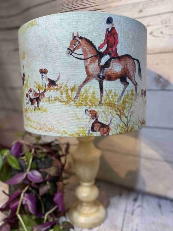 IMG 9098 scaled Master and Hounds Linen Lampshade