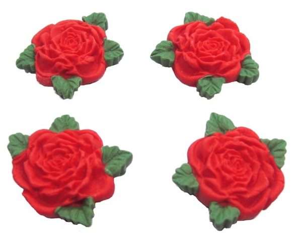 Inked4 Red RS Rosesjpeg LI These roses will look great on either your cupcakes or cakes for your celebration. All are edible and come in a choice of colours. Like all our listings, if you have a requirement for an alternative colour please add the request at checkout. Approx Size 4cm