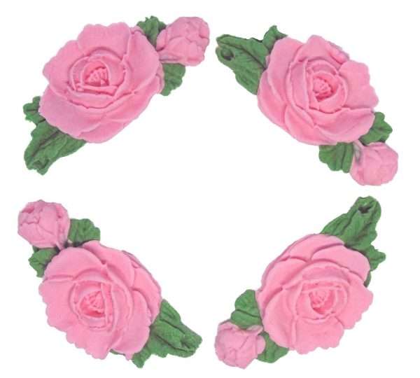 These lovely rose garlands can make your cake extra special. Used by bakers for a variety of celebration cake including Wedding cakes. We have five colours to choose from and are happy to take orders for another colour choice you may have. Simply add a note at checkout with your request. Approx Size each Rose :7 cm - 3cm