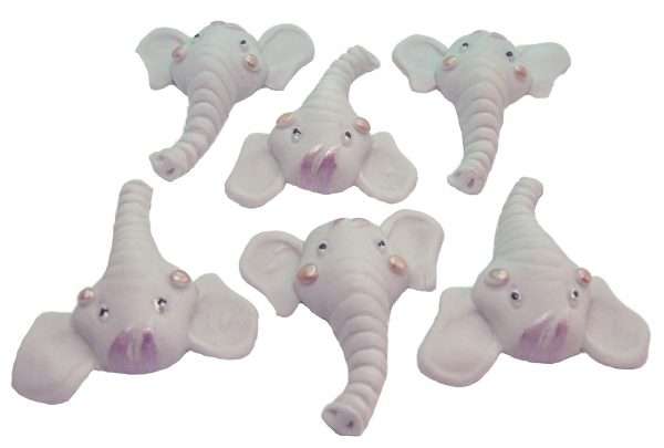 Inkedset girl elephants jpeg LI These lovely character elephants’ faces are Ideal cupcake toppers, for your Baby Shower and can also be used for a birthday or Christening. Edible elephants’ birthday or baby shower cupcake cake toppers. Approx Size: 4cm- 4 cm