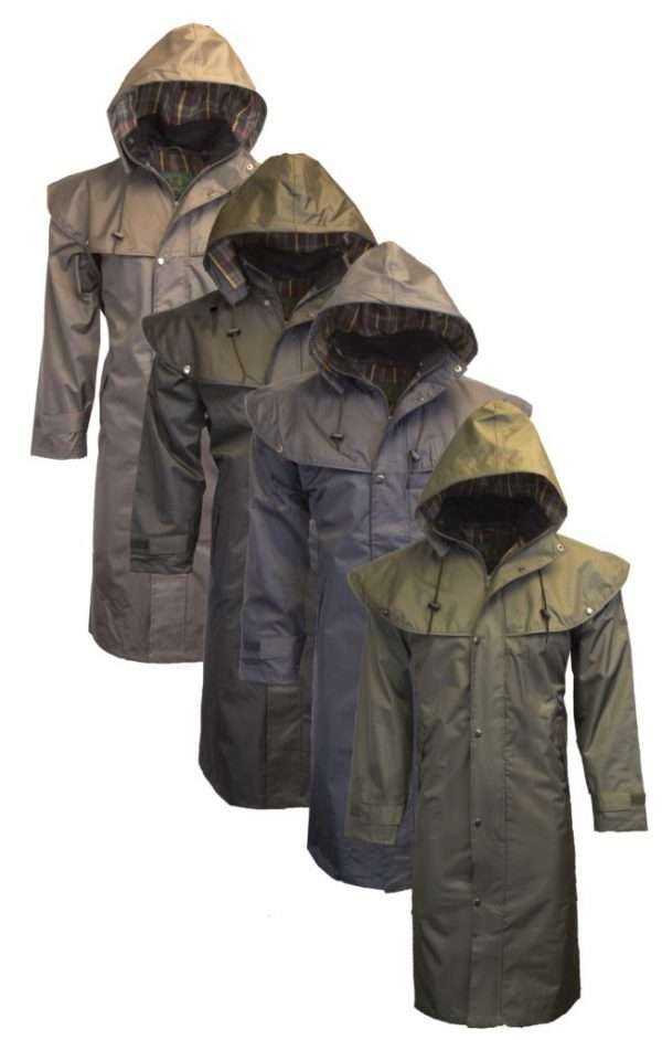 nylon cape all 1 Tough Durable clothing for ALL your favourite outdoor activities whether Walking, Riding, Hunting ir Fishing. This classically styles Midland Jacket will provide you with all the comfort, protection and durability that you need Internal Fabric is 100% Cotton check with tartan lining, Outer Fabric is made from 100% Heavy weight Polyester. Other features include shoulder cape with arm straps, fully lined fabric for extra warmth, Inside Pocket, fully lined detachable hood, corduroy collar for comfort, taped seams, studded placket and two way fastening zip, adjustable back vent, two front welt pockets, velcro adjusable cuffs and two inside leg straps. Produced to the highest standards by a manfacturer of top quality country wear and derby clothing. Please check our size guide against the jacket you wish to purchase.