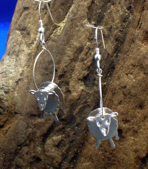 Sheep 800 Sterling silver Handmade Free UK delivery  