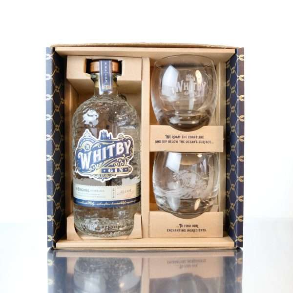 Whitby gin in gift box