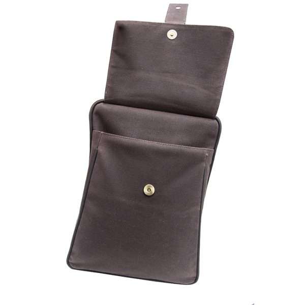 backpack 2 web Goodbye cumbersome backpack and hello chic and stylish. The gently rounded corners and combination of waxed canvas and leather elevate this from an ordinary backpack to an elegant bag you happen to wear on your back!