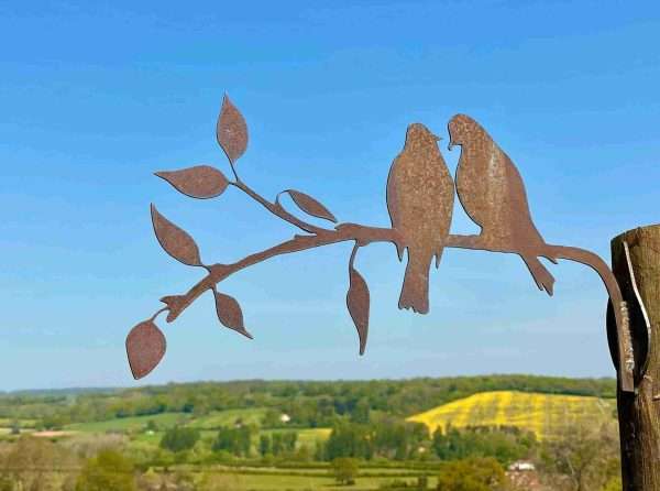il fullxfull.2282979618 4ufz scaled WELCOME TO THE RUSTIC GARDEN ART SHOPâ€¦â€¦ Here we have one of our. Large Rustic Metal Love Birds Bird Garden Art Sculpture Sizes & Measurements:
70cm x 40cm Made From 2mm Mild Steel.