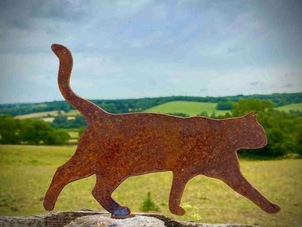 il fullxfull.2345172656 ggm9 scaled WELCOME TO THE RUSTIC GARDEN ART SHOP Here we have one of our. Exterior Rustic Rusty Metal Cat Walking Feline Garden Fence Topper Yard Art Gate Post Lawn Sculpture Gift Sizes & Measurements:
23cm x 18cm Made From 2mm Mild Steel