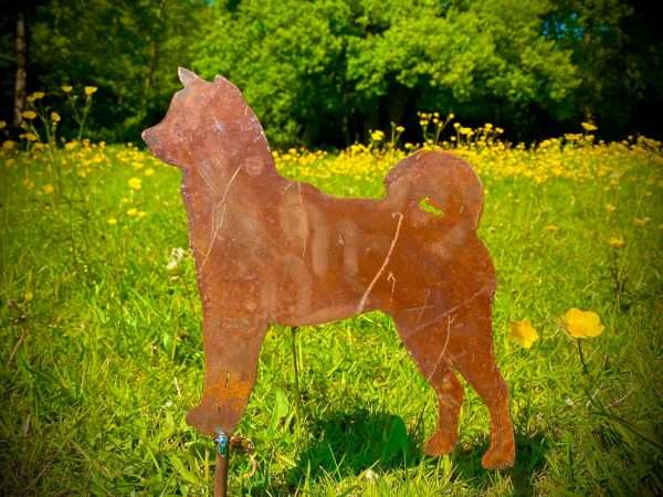 WELCOME TO THE RUSTIC GARDEN ART SHOP Here we have one of our. Medium Rustic Metal Exterior Rusty Akita Husky Dog Garden Art Sculpture Sizes & Measurements:
50cm x 50cm Made From 2mm Mild Steel.