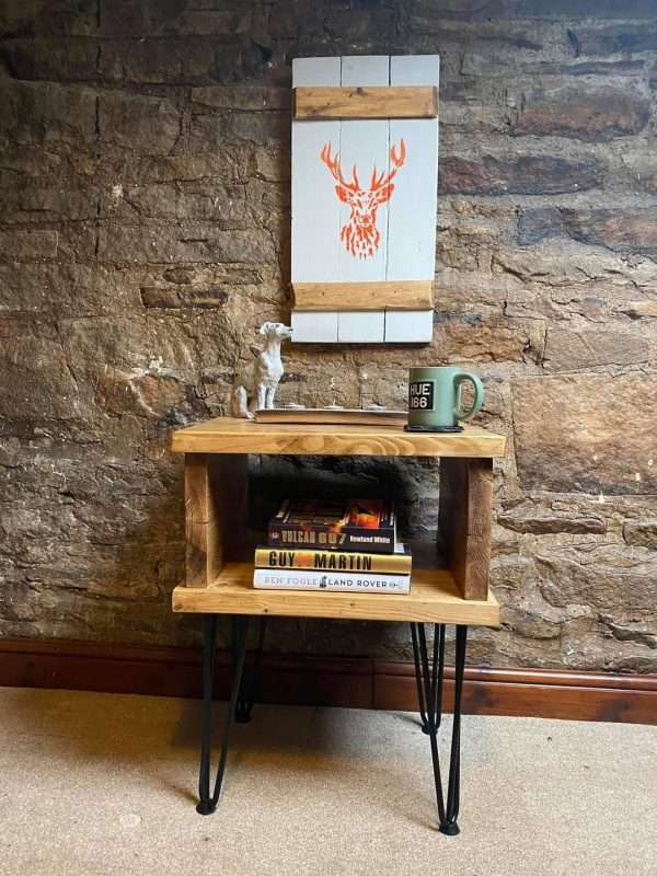FB IMG 1645296905030 Copy Handmade rustic coffee table / Reclaimed coffee table / Hairpin legs