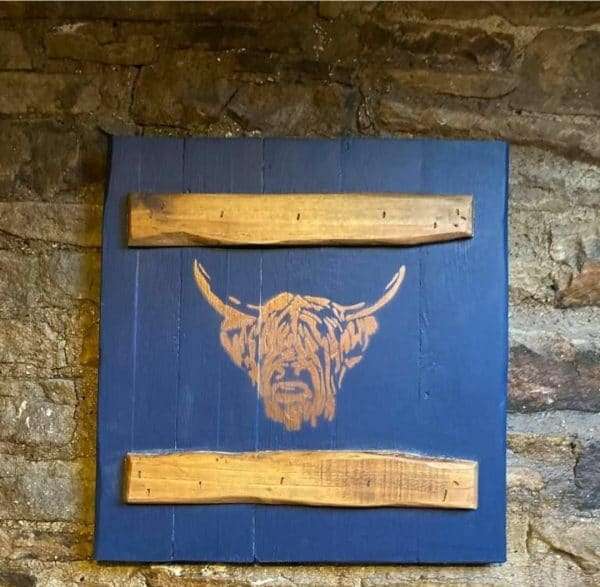 Screenshot 20220219 224122 Instagram Handmade Highland cow wooden wall plaque / Wooden wall art / Highland cow wall hanging  