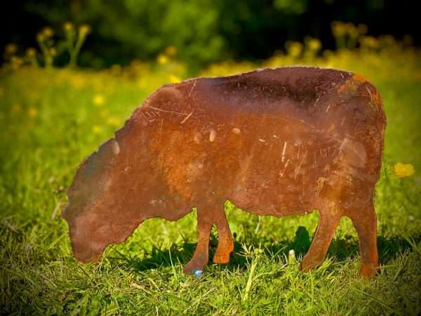 WELCOME TO THE RUSTIC GARDEN ART SHOP Here we have one of our. Small Exterior Rustic Rusty Metal Sheep Lamb Farm Animal Garden Stake Art Sculpture Gift Sizes & Measurements: 20cm x 13cm Made From 2mm Mild Steel.