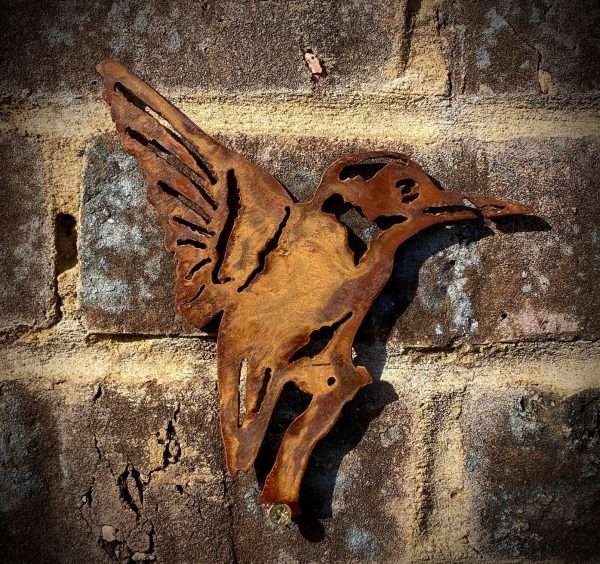 WELCOME TO THE RUSTIC GARDEN ART SHOP Here we have one of our. Exterior Rustic Kingfisher Water Bird Garden Wall Art House Gate Fence Shed Sign Hanging Metal Rustic Bird Bath Bird Feeder Art Gift Sizes & Measurements:
14cm x 14cm Made From 2mm Mild Steel