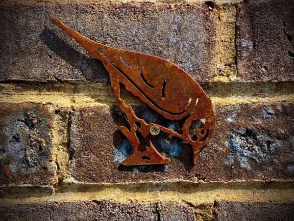 WELCOME TO THE RUSTIC GARDEN ART SHOP Here we have one of our. Small Exterior Rustic Rusty Blue Tit Drinking Bird Garden Wall Hanger House Gate Sign Hanging Metal Art Sculpture Sizes & Measurments:
14cm x 11cm Made From 2mm Mild Steel.