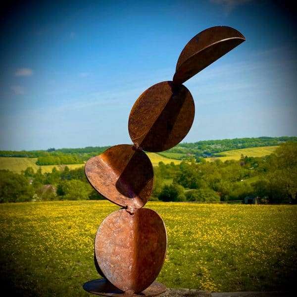 WELCOME TO THE RUSTIC GARDEN ART SHOP Here we have one of our. Rustic Exterior Abstract Metal Butterfly Modern Simplistic Metal Lawn Yard Art Garden Fence Topper Sculpture Gift Sizes & Measurements:
Medium: 40cm x 18cm x 15cm