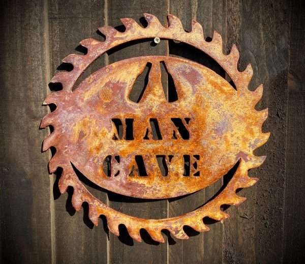WELCOME TO THE RUSTIC GARDEN ART SHOP Here we have one of our. Exterior Rustic Man Cave Dad Gift Fathers Day Dad Present Garden Wall Art Shed Sign Hanging Metal Rustic Art Gift Sizes & Measurements:
50cm x 50cm Perfect for any dad! Made From 2mm Mild Steel.