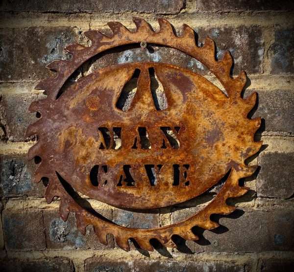 WELCOME TO THE RUSTIC GARDEN ART SHOP Here we have one of our. Exterior Rustic Man Cave Dad Gift Fathers Day Dad Present Garden Wall Art Shed Sign Hanging Metal Rustic Art Gift Sizes & Measurements:
50cm x 50cm Perfect for any dad! Made From 2mm Mild Steel.