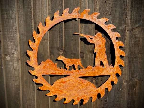 WELCOME TO THE RUSTIC GARDEN ART SHOP Here we have one of our. Exterior Rustic Shooting Sign Game Shooting Scene Gun Dog Pheasant Dad Gift Dad Present Garden Wall Art Shed Sign Hanging Metal Rustic Art Sizes & Measurments:
50cm x 50cm Made From 2mm Mild Steel