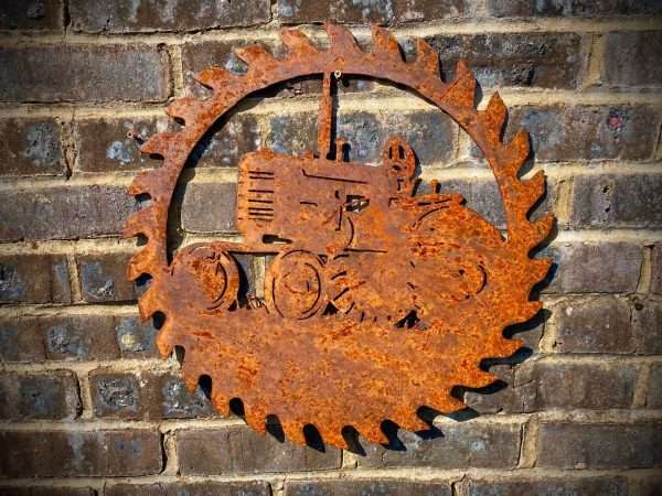 WELCOME TO THE RUSTIC GARDEN ART SHOP Here we have one of our. Exterior Medium Rustic Vintage Tractor Sign Old Tractor Farming Gift Dad Present Garden Wall Art Shed Sign Hanging Metal Rustic Art Sizes & Measurements:
50cm x 50cm Made From 3mm Mild Steel.