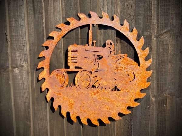 WELCOME TO THE RUSTIC GARDEN ART SHOP Here we have one of our. Exterior Medium Rustic Vintage Tractor Sign Old Tractor Farming Gift Dad Present Garden Wall Art Shed Sign Hanging Metal Rustic Art Sizes & Measurements:
50cm x 50cm Made From 3mm Mild Steel.