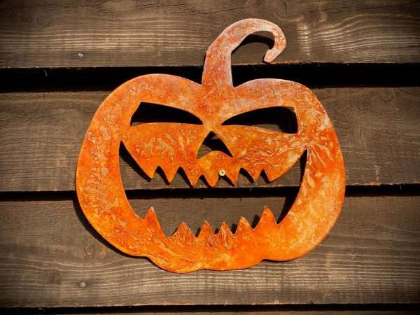 WELCOME TO THE RUSTIC GARDEN ART SHOP Here we have one of our. Exterior Rustic Pumpkin Sign Halloween Trick or Treat Present Garden Wall House Art Shed Sign Hanging Metal Rustic Art Gift Sizes:
28cm x 30cm Perfect for any Halloween Party!! Made From 2mm Mild Steel