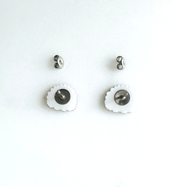back of hedgehog earrings