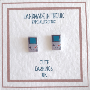 80's retro game earrings by Cute earrings UK