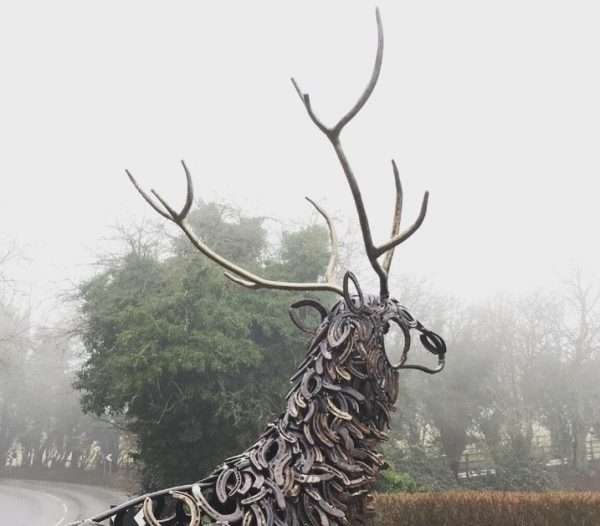 Prancing Stag Sculpture Gallery 12 Limited Edition 1 of 1 One-Off Sculpture Prancing Stag Sculpture Dimensions Can Be Seen At Asheridge Farm, Hertfordshire.   Lead Base Is Included   Delivery & Installation Services available Worldwide Shipping Available! All Commissions Welcome www.elliottoflondon.co.uk info@elliottoflondon.co.uk