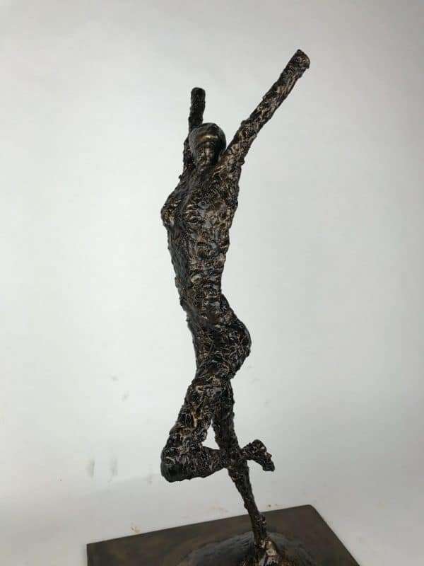 Release Bronze Sculpture Gallery 3 'Release' Limited Edition - 9 Editions Handcrafted Sculpture by British Sculptor Charles Elliott Handmade in Buckinghamshire.   Overall Dimensions: 44cm Height 16cm Width 24cm Depth   Worldwide Shipping Available! All Commissions Welcome www.elliottoflondon.co.uk info@elliottoflondon.co.uk