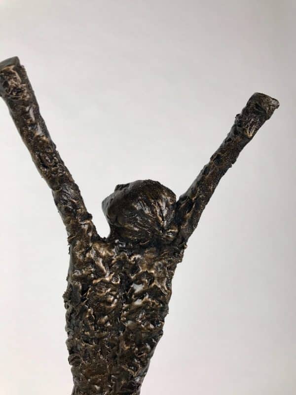 Release Bronze Sculpture Gallery 5 'Release' Limited Edition - 9 Editions Handcrafted Sculpture by British Sculptor Charles Elliott Handmade in Buckinghamshire.   Overall Dimensions: 44cm Height 16cm Width 24cm Depth   Worldwide Shipping Available! All Commissions Welcome www.elliottoflondon.co.uk info@elliottoflondon.co.uk
