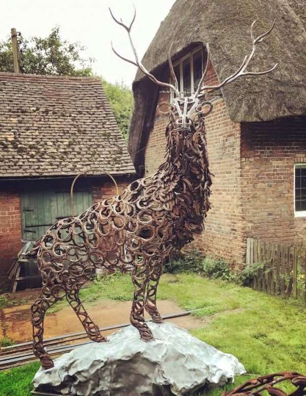 Watchful Stag Sculpture Gallery 6 Made to order - Bespoke Stag Sculptures - Limited Availability in Stock, Order now 01494758896 Prices Range on application   Worldwide Shipping Available! All Commissions Welcome www.elliottoflondon.co.uk info@elliottoflondon.co.uk
