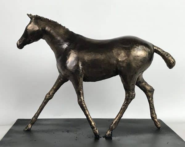 download 2021 07 06T095305.128 Foal Miniature Bronze Sculpture by Charles Elliott   Dimensions 40cm x 28cm x 15cm   Limited Edition - 9 Editions   Worldwide Shipping Available! All Commissions Welcome www.elliottoflondon.co.uk info@elliottoflondon.co.uk