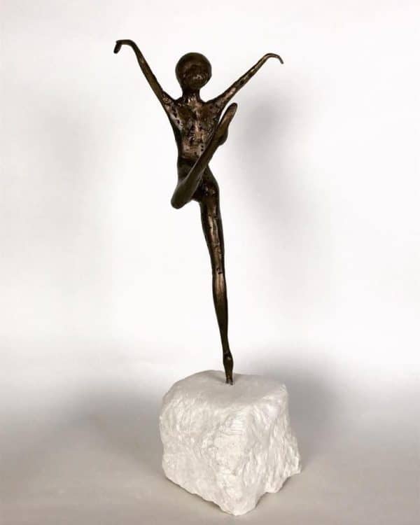 download 43 4 Coryphee 2017 bronze sculpture by internationally renowned British bronze sculptor. Various plinths are available in a range of materials & finishes, including stone, marble & metal. International shipping, delivery & installation available!