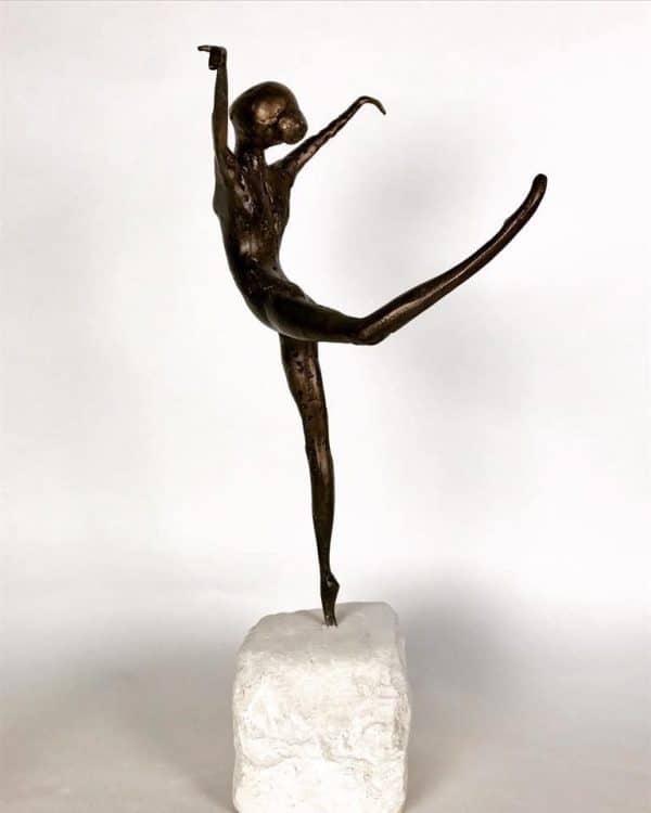 download 44 4 Coryphee 2017 bronze sculpture by internationally renowned British bronze sculptor. Various plinths are available in a range of materials & finishes, including stone, marble & metal. International shipping, delivery & installation available!