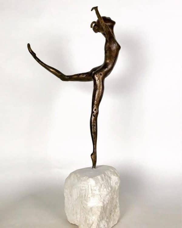 download 46 2 Coryphee 2017 bronze sculpture by internationally renowned British bronze sculptor. Various plinths are available in a range of materials & finishes, including stone, marble & metal. International shipping, delivery & installation available!
