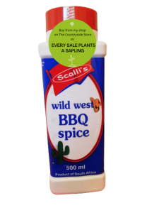Scallis wild west bbq 500ml Scrumptious seasoning for use on Beef, Pork and even Chicken. Deliciously yummy. Perfect to make pulled pork Taco or Burrito's!