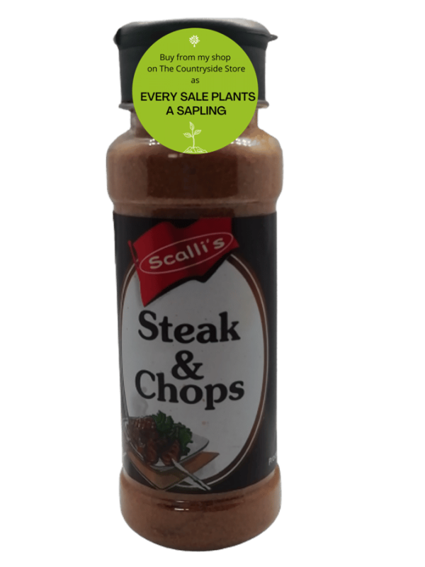 Steak and Chops 200ml <b><u>Description: </u></b> <ul> <li>Steak and Chops Spice is a superb blend of zesty herbs and spices specially selected to enhance the flavour of steaks and chops.</li> <li>Also use with vegetables, salads, gravies, pasta bakes and poultry. Add generously before or during cooking.</li> </ul>