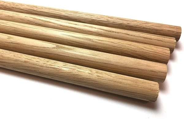 10mm Oak Dowel 450mm Length Pack of 5 Dowels Our 10mm Oak Dowel 450mm Length - Pack of 5 Dowels is a perfect blend of strength, beauty, and versatility. Crafted from the finest oak, these dowels are not just functional but also aesthetically pleasing. The natural grain and warm hue of the oak lend an air of sophistication and elegance to any project you undertake.