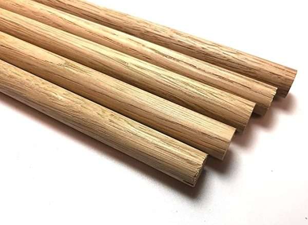 25mmx 440mm 0ak Our Oak Dowel 20mm 440mm Length-Pack of 5 is a versatile product that can be used in a wide range of applications. Whether you're looking to create bespoke furniture, carry out home improvements or engage in craft projects, these dowels are the perfect solution.