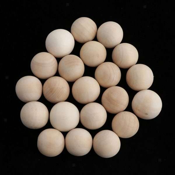 Solid Beech Wooden Ball – 3422 19mm – Pack of 40 Our Solid Beech Wooden Balls are meticulously crafted from the finest beech wood, renowned for its robustness and longevity. Each ball measures 3/4" (19mm) in diameter, a size that is versatile for a wide range of applications. Whether you're a hobbyist looking for the perfect piece for your next project or a professional seeking high-quality materials, these wooden balls are sure to meet your needs.