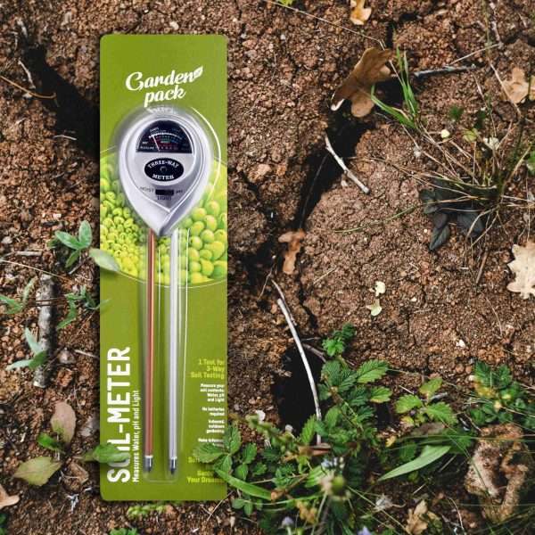 4 1 scaled Always wondering if you are keeping your garden the proper wetness? Now you can purchase a 3-in-1 Soil Tester and stop guessing.