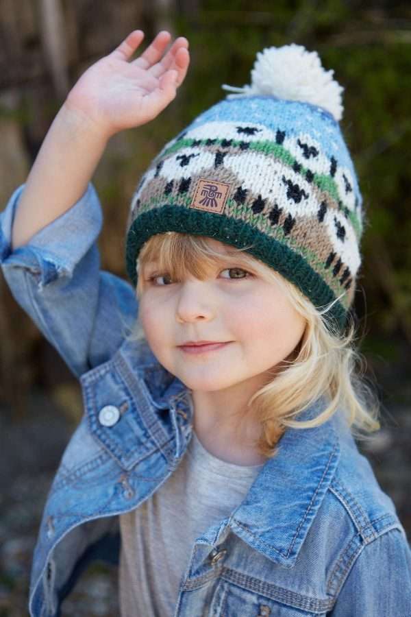 sheep kids <p style="text-align: center"><strong><span style="font-size: 18pt">Kids Snowy Sheep Bobble Hat, Hand Knitted</span></strong></p> <p style="text-align: center"><span style="font-size: x-large"><span id="span_description">Keep Cosy and Cute with our Snowy Sheep Bobble Hat. </span></span></p> <p style="text-align: center"><span style="font-size: x-large"><span id="span_description">Sherpa Fleece Lining will keep your little one's head warm and our adorable animal design will keep them smiling!</span></span></p> <ul style="text-align: center"> <li><span style="font-size: x-large">100% Wool</span></li> <li><span style="font-size: x-large">Sherpa fleece lining around the forehead for comfort</span></li> <li><span style="font-size: x-large">Hand knitted</span></li> <li><span style="font-size: x-large"><b>Not suitable for children under 36 months due to Small parts</b></span></li> <li><b>Colours and patterns may vary slightly due to the handmade nature of this product. </b></li> </ul> <div class="row"> <div id="item_price" class="col-sm-12"> <p style="text-align: center"><b>No two items are exactly the same!</b></p> <p style="text-align: center">All colours are represented as closely as possible, we cannot guarantee 100% accuracy.</p> <h1 style="text-align: center"><strong>FREE P&P</strong></h1> </div> </div>