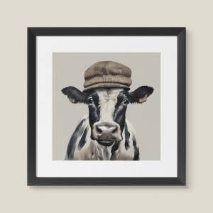 Barnaby Cow Country Art Print